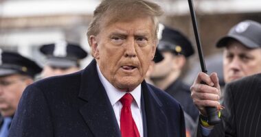 Former President Donald Trump's stake in Trump Media is valued at more than $4 billion. But he is prevented from selling his shares within a six-month lock-up period