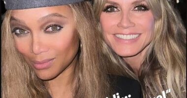 Old colleagues and friends Tyra Banks reunited in Las Vegas for a weekend of fun that included attending two of Mariah Carey's residency The Celebration Of Mimi at Dolby Live at the Park MGM Las Vegas