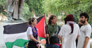 WATCH: Jewish Law Student, October 7 Hamas Attack Survivor, Spit On at University of Texas Protest