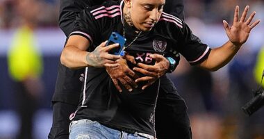 Lionel Messi's bodyguard tackled a fan during Inter Miami's win over Sporting Kansas City