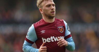 Jarrod Bowen did not travel to Germany for the first leg last week and also missed West Ham's 2-0 defeat by Fulham