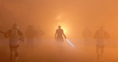 Hayden Christensen as Anakin Skywalker in Star Wars: Ahsoka