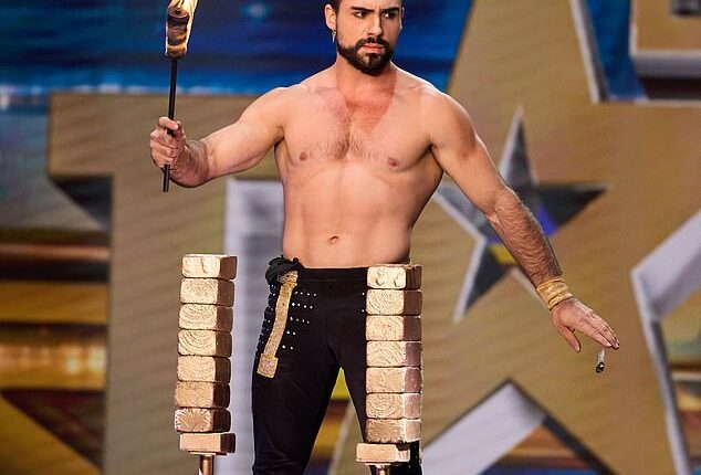 Britain's Got Talent viewers were amused by a 'don't try this at home' warning during Sunday's episode as a stuntman took to the stage