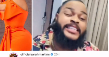 Why did you do micro blading? Leave it for the women too - Actress Sarah Martins knocks Whitemoney for berating men jumping on the trending ??Estherblish? challenge