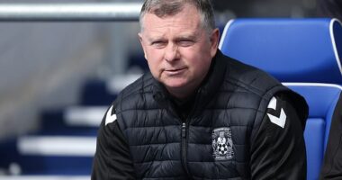 Mark Robins will take on former side Manchester United in the FA Cup semi-final on Sunday