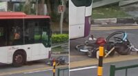 Woman e-bike rider, 69, collides with bus in Bedok, sent to hospital - Mothership.SG