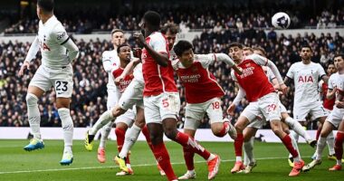 Paul Merson slammed Tottenham's defending as they conceded early in the North London derby