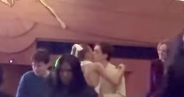 Zendaya and her boyfriend Tom Holland put an end to split speculation as they enjoyed a rare PDA at the premiere of her steamy sports film Challengers