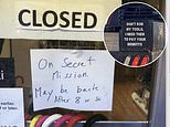 A sign of sharp wit! Snaps reveal VERY funny notices designed to grab your attention