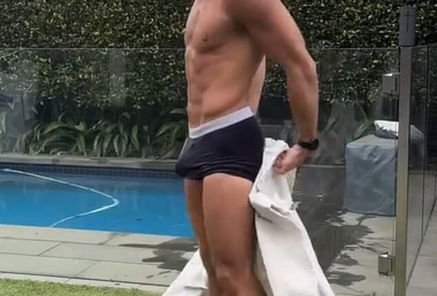 AFL star Bailey Smith(pictured)  has sent hearts fluttering on social media after posting a very racy workout video