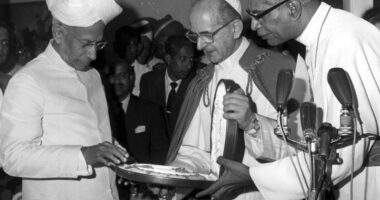 AP PHOTOS: Pope Francis' Asia trip marks 60 years of papal visits to the region