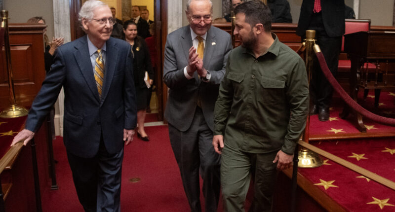After Zelensky Trashed Trump in PA, McConnell Rewarded Him With Photo-Op