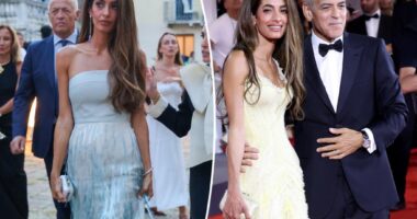 Amal Clooney steals the show at 2024 Venice Film Festival in back-to-back glamorous gowns