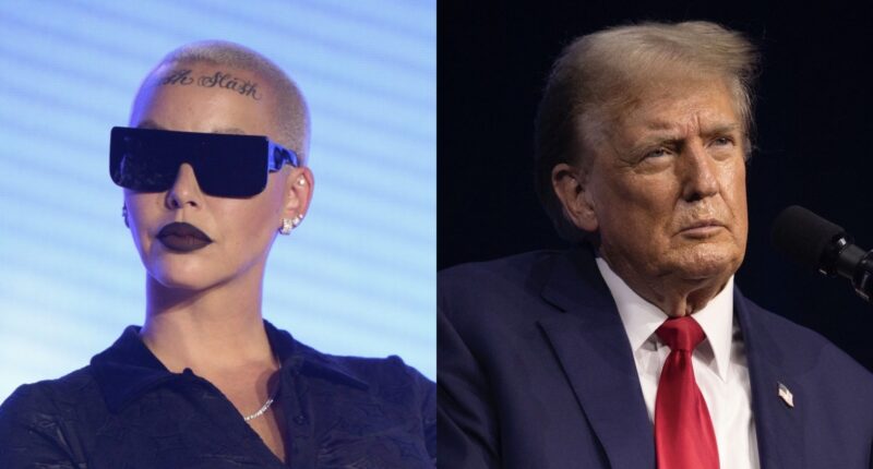 Social Media Goes IN After Amber Rose Defends Donald Trump's Claims That Haitian Immigrants Are Eating Pets In Ohio (VIDEO)