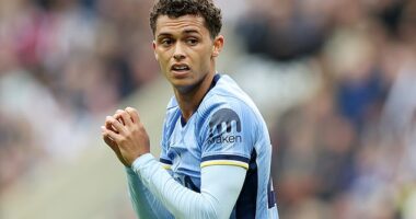 Ange Postecoglou has defended underperforming Tottenham star Brennan Johnson (pictured) from online abuse