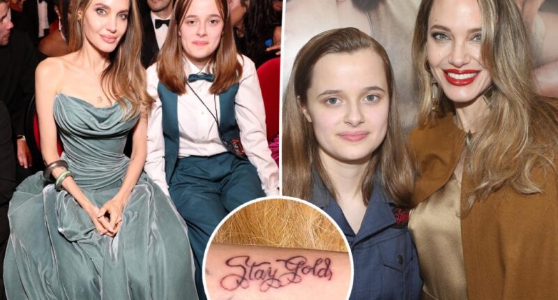 Angelina Jolie reveals she and daughter Vivienne have matching tattoos