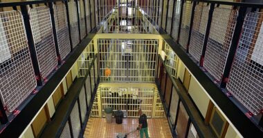 The Government is mass releasing 1,700 inmates from jails across England and Wales this morning (stock image)