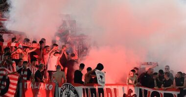 Athletic Bilbao boss Ernesto Valverde slammed fans after they lit flares while away at Roma