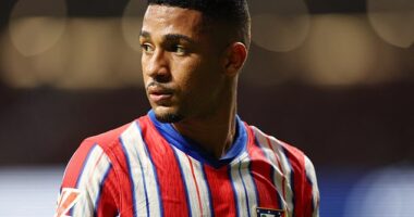 Atletico Madrid's Samuel Lino (pictured) claimed he has never encountered racism in Spain