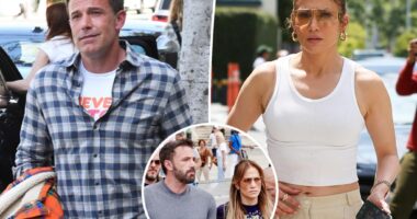 Ben Affleck is 'focused on the positives' as Jennifer Lopez has 'some bitterness' amid divorce: report