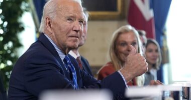 President Joe Biden snapped at a British reporter who asked him a question about Putin