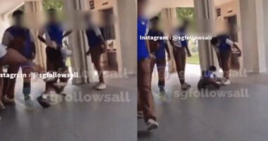 Bukit View Secondary School boy kicked to the ground & jeered at by fellow students - Mothership.SG