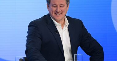 Channel Nine chief executive Mike Sneesby (pictured in 2021) has announced he will step down from his role by the end of the month