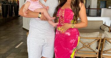 Charlotte Crosby, 34, has announced she is pregnant with her second child, a year after she and fiancé Jake Ankers welcomed daughter Alba Jean