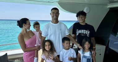 Cristiano Ronaldo has shared how competitive his family of five children are behind the scenes