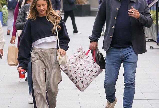 Danny Dyer enjoyed a family outing with his daughter Dani as they arrived at Global Radio in London on Thursday