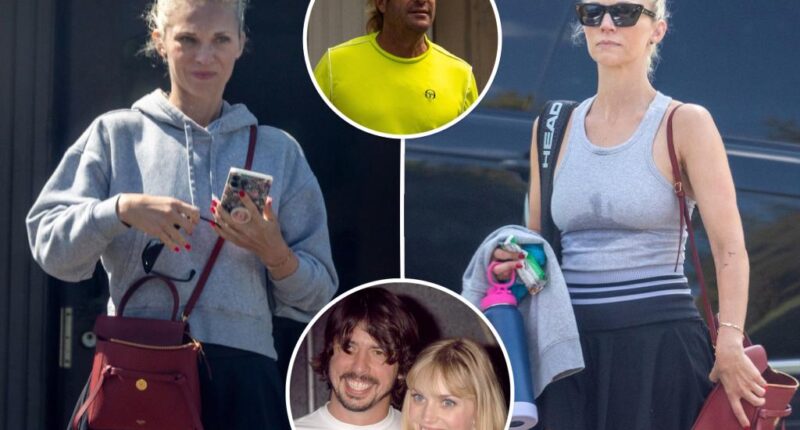 Dave Grohl's wife, Jordyn Blum, ditches wedding ring as she steps out with 'hot' tennis coach