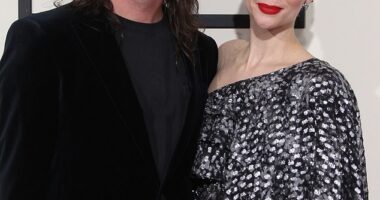 Jordyn Blum is reportedly leaning on friend Kate Hudson after her husband Dave Grohl confessed to fathering a child outside of their marriage (pictured in 2013)