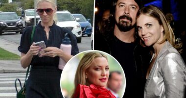 Dave Grohl's wife Jordyn Blum leaning on Kate Hudson amid cheating scandal