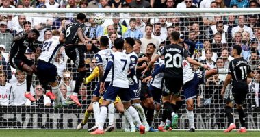 Gabriel rose highest to nod home a corner and put Arsenal in front just beyond the hour mark
