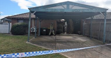 Three kids are fighting for their lives after an inferno engulfed their Melbourne home, as police bring in arson and explosives experts