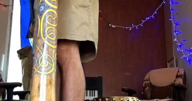 TikToker @taistar42, from Arkansas , US, has claimed he's 'proven' how the ancient structures were built, saying they used sound to move the large stones