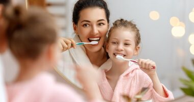Liza*, a mother-of-two who works in adult social care, told The Mirror how she was forced to clean her children's teeth using only water following the rise in living costs (stock image)