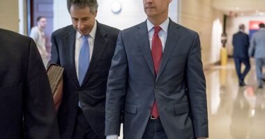 Trump campaign advisor Corey Lewandowski (r) was quick to share a bombshell report about reporter Olivia Nuzzi going on leave following disclosures of her relationship with Robert F. Kennedy, Jr. After a few hours he deleted it