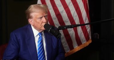 Donald Trump said he has not been invited on Joe Rogan's podcast but admitted in an interview Tuesday: 'I guess I'd do it' if asked