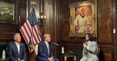 Donald Trump made his first public comments on the second attempt on his life during an interview on X's Spaces at Mar-a-Lago
