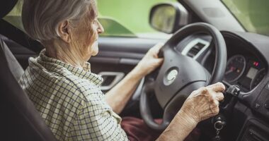 Drivers over 70 should have compulsory eyesight tests, a former police officer and road safety expert has said (stock image)