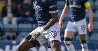 Mo Sylla is 'responsive' in hospital after collapsing at half-time in Dundee's clash with Aberdeen