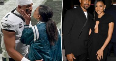 Eagles quarterback Jalen Hurts and Bry Burrows spark engagement rumors