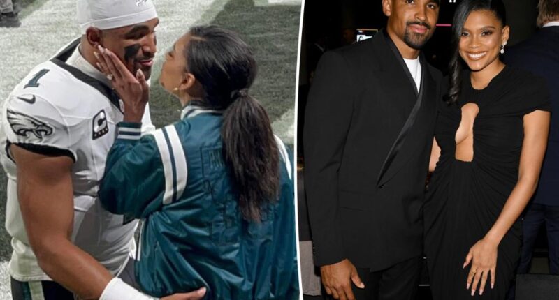 Eagles quarterback Jalen Hurts and Bry Burrows spark engagement rumors