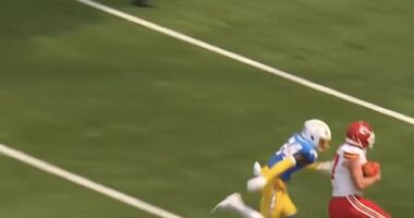 Ed Kelce has questioned if son Travis was targeted by a hip drop tackle on Sunday