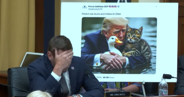 Eric Swalwell throwing a tantrum.