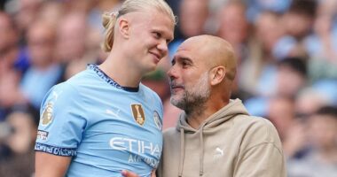 Erling Haaland’s mental strength impresses Manchester City boss Pep Guardiola