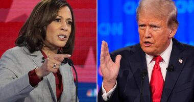 Vice President Kamala Harris and former President Donald Trump are meeting on stage for the first time for a debate in Philadelphia, Pennsylvania on Tuesday, September 10, 2024
