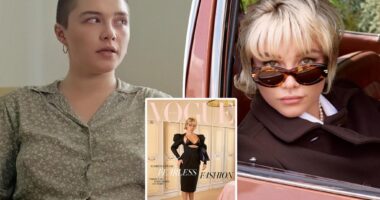 Florence Pugh says her 'body went into a bit of trauma' after shaving her head for 'We Live in Time'