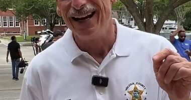 In a video published to X, Volusia County Sheriff Mike Chitwood warned parents that their photos along with their children will be published to social media following hoax threats of school shootings